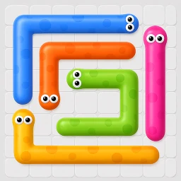 Biểu tượng Peck Snack: Worm Arrow Puzzle